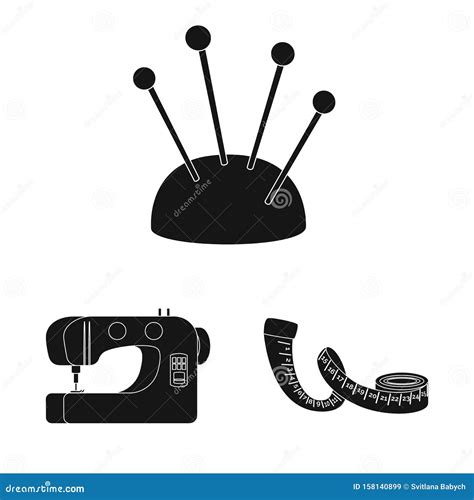 Vector Design Of Studio And Industry Logo Set Of Studio And Sewing