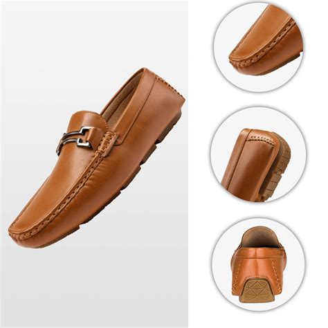 Shoesmall Mens Loafers Casual Slip On Shoes Soft Penny Loafers For Men Lightweight Driving Boat