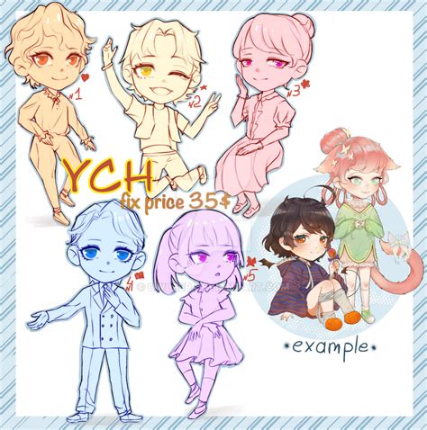 Ych Chibi Open By Owlzep On Deviantart