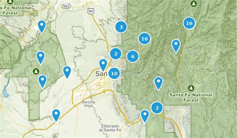 Santa Fe National Forest Map