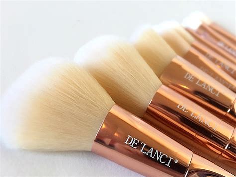 Delanci Pro Rose Gold Makeup Brush Set Terri Talks