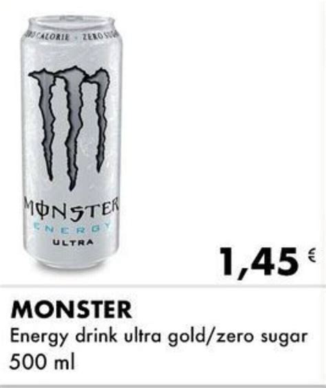 Monster Energy Drink Ultra Goldzero Sugar 500 Ml Offerta Di Iper Tosano