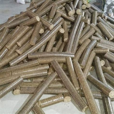 Mustard Husk Sawdust Biomass Pallets For Boiler Thickness 30mm At Rs