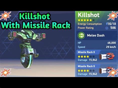 Killshot With Missile Rack Mech Arena Robot Showdown Youtube