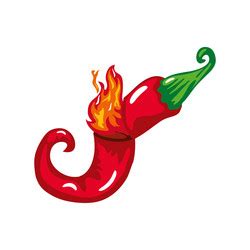 International Hot And Spicy Food Day Burning Vector Image