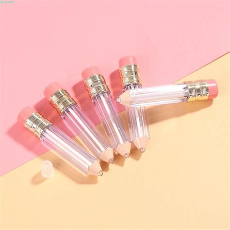 Back Life Lipgloss Tube Ml Pencil Shape Refillable Bottles Diy Mini