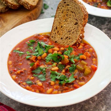 Black Eyed Peas Soup with Pancetta - Mediterranean Latin Love Affair