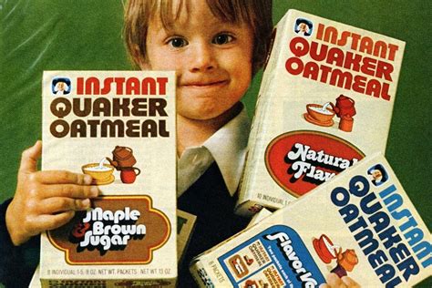 Vintage Quaker Instant Oatmeal: Remember all these different flavors ...