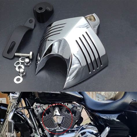 Amazon Httmt Mt Cd Chrome Horn Cover Compatible With Harley