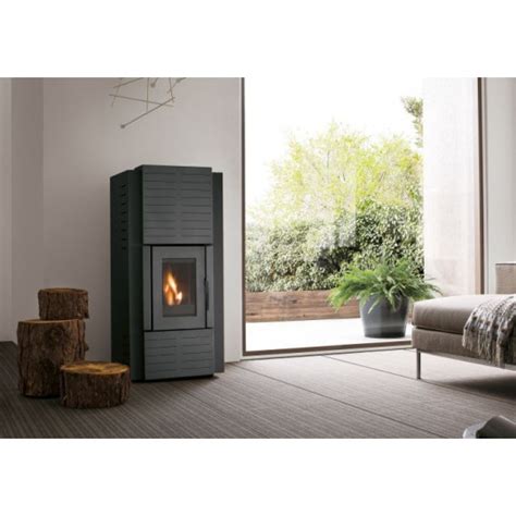 STUFA A PELLET PALAZZETTI ECOFIRE OLGA IDRO 26 KW CON ACQUA CALDA SANITARIA