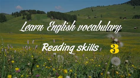 Learn English Vocabulary Reading Skills Ii Exercise Listening