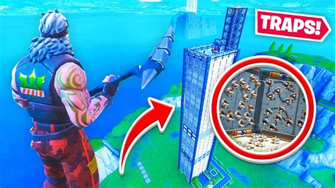 Impossible Fortnite Trap Tower Fortnite Creative Youtube