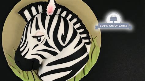 Zebra Cake Tutorial Safari Animal Birthday Cakes Great Cake Ideas