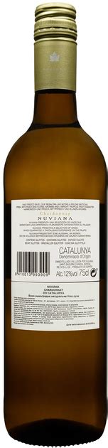 Вино Nuviana Chardonnay біле сухе 0.75 л 12% (8410013993909) – фото ...