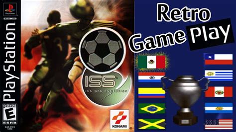 Iss Pro Evolution Play Station 1 Sensacional Gameplay México Campeón