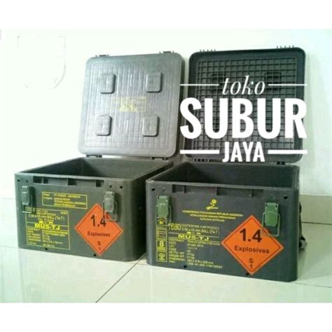 Jual Box Kotak Plastik Bekas Peluru Pindad Shopee Indonesia