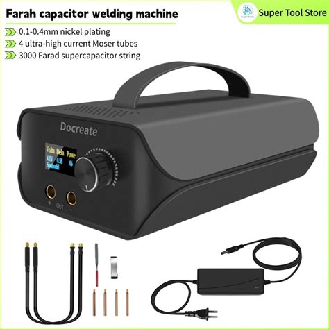 0 3mm Portable Spot Welding Machine Farad Capacitor DIY Nickel Sheet