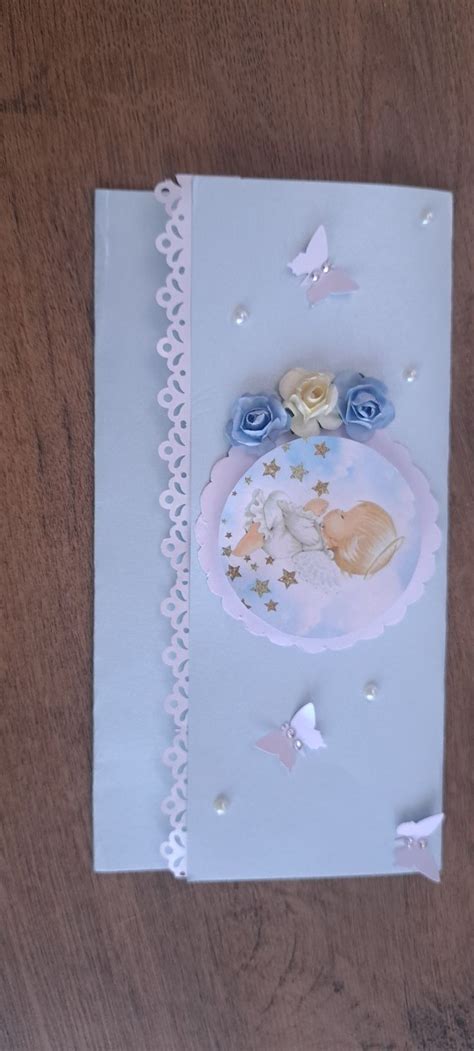 Картичка за кръщене | Cards handmade, Cards, Handmade