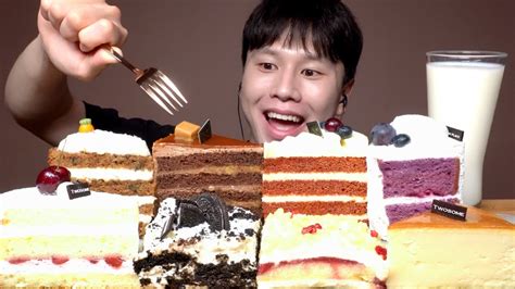 투썸플레이스 케이크 먹방 Cake Mukbang Asmr Eating Show 🍰🍰 Youtube