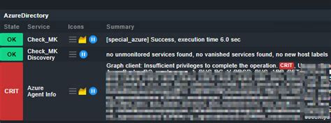 Azure Agent Info Graph Client Insufficient Privileges To Complete The