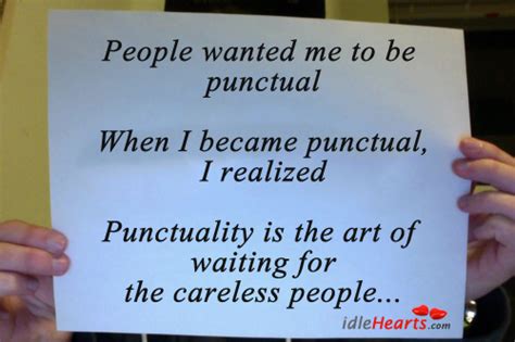 Quotes On Being Punctual Quotesgram