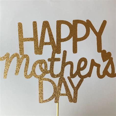 Happy Mothers Day Cake Topper Happy Mothers Day Sign Mothers Day