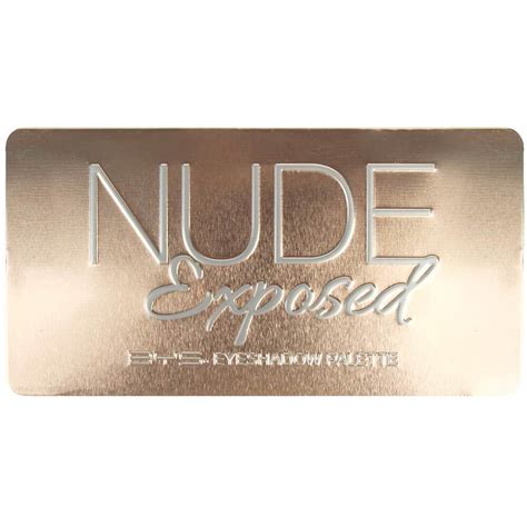 Paleta De Maquillaje Nude Exposed Sombras BYS Maquillaje