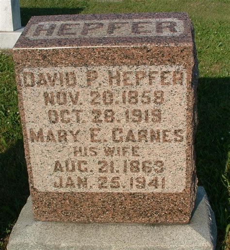 David Parton Hepfer 1858 1919 Find A Grave Memorial