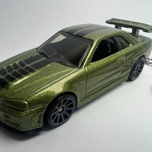 Nissan Skyline GT R R34 Keychain Hot Wheels Matchbox Majorette Etsy