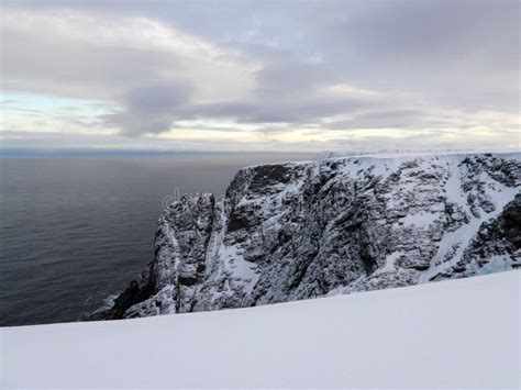 Nordkapp in Winter, Norway stock photo. Image of coastal - 177756316