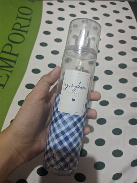 Bath Body Works BBW Gingham Around 50 Ml Left Beauty Personal Care Fragrance