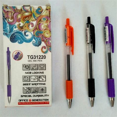 Jual Pulpen Gel Tizo Tinta Hitam Mm Shopee Indonesia