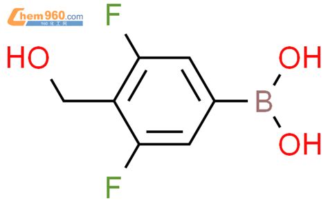 917969 79 0 3 5 二氟 4 羟甲基苯硼酸化学式结构式分子式mol 960化工网