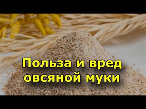 Польза и возможный вред овсяной муки