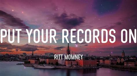 Put Your Records On Ritt Momney Lyrics Youtube