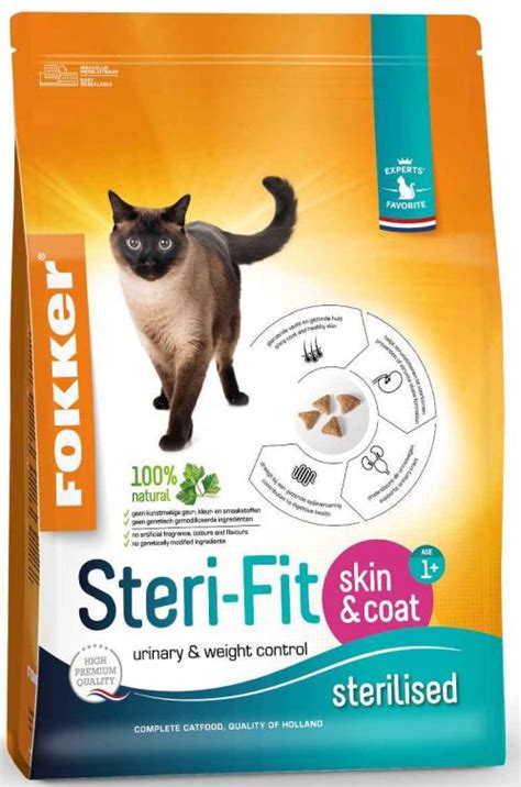 Fokker Steri Fit Skin Coat Kattenvoer Voordelig Online