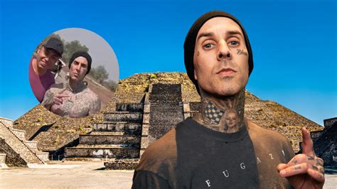 Blink 182 En La Cdmx Travis Barker Recorre Teotihuacán Antes De Su Concierto En El Palacio De