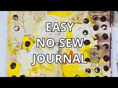 Easy No Sew Junk Journal Youtube