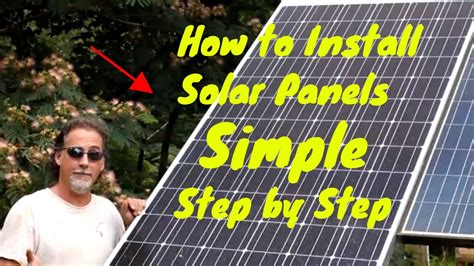 How To Install Solar Panels Youtube