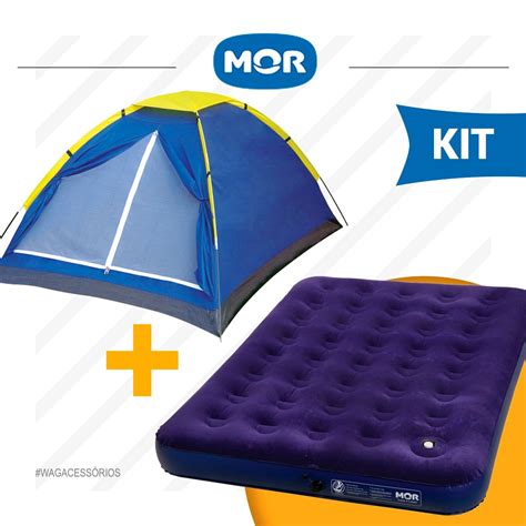 Barraca Iglu 3 Pessoas Mor Colchão Casal Inflável Camping R 277 90