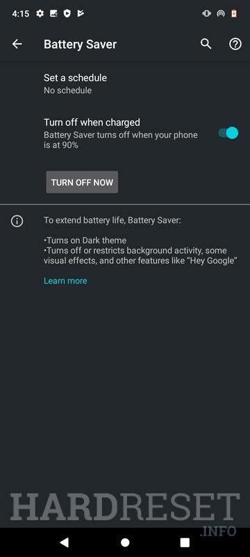 How To Turn On And Turn Off Power Saving Mode On Motorola Edge