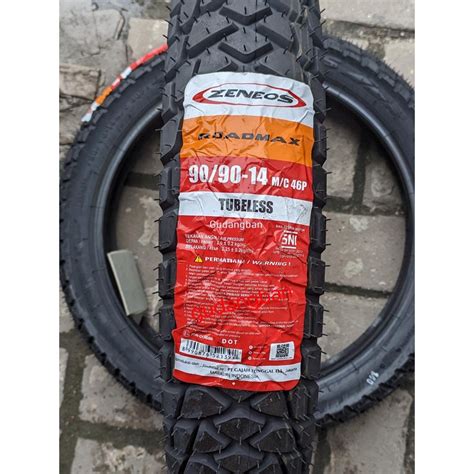 Jual Zeneos Roadmax Ban Luar Motor Matic Tubeless Dual Purpose