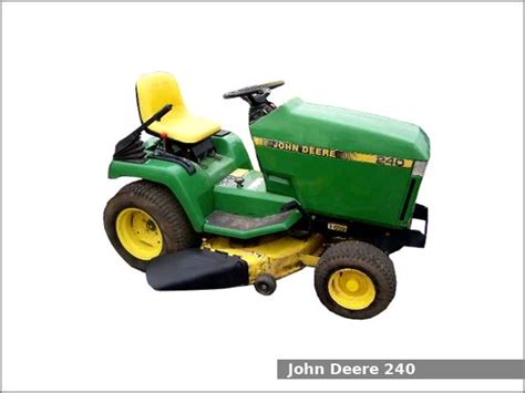 John Deere 240 Lawn And Garden Tractor Review And Specs Tractor Specs