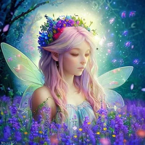 Fairy Goddess Of Wildflowers Etherealdreamscape Co
