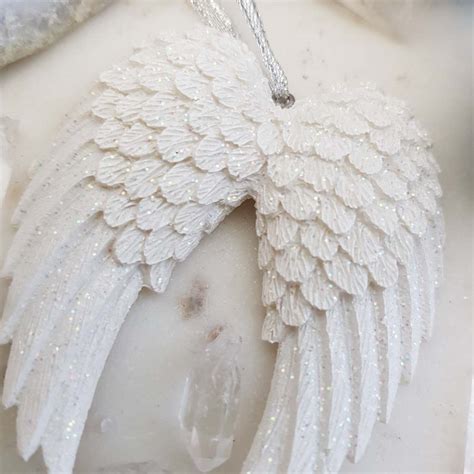 Angel Wings Hanging Ornament Approx 7x65cm Inspire Me Online