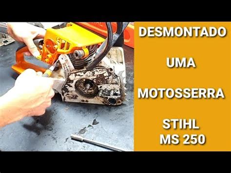 Como Desmontar A Motosserra Stihl Ms Youtube