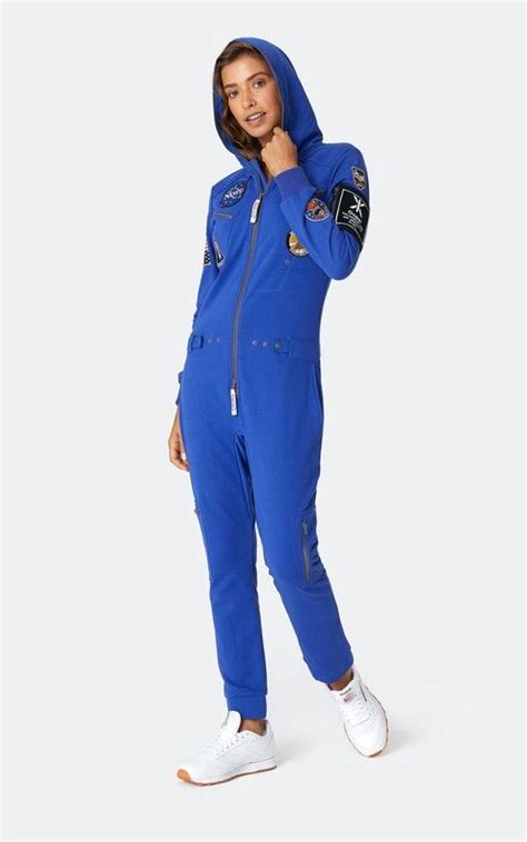 The Astronot Jumpsuit Blue Onepiece Premium Onesies In 2021 One