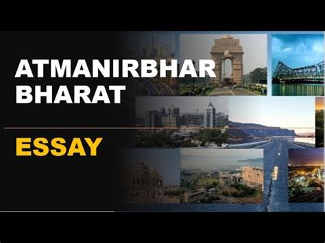 Aatm Nirbhar Bharat Essay Essay On Aatmnirbhar Bharat Swantantra