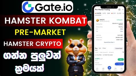 Hamster Kombat Gate Io Premarket Trading Hamster Crypto Premarket