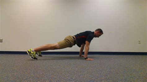 Plank To Downward Dog Wcross Toe Taps Youtube